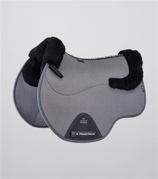 Premier Equine Close Contact Airtechnology Shockproof Wool Saddle Pad - GP/Jump Square