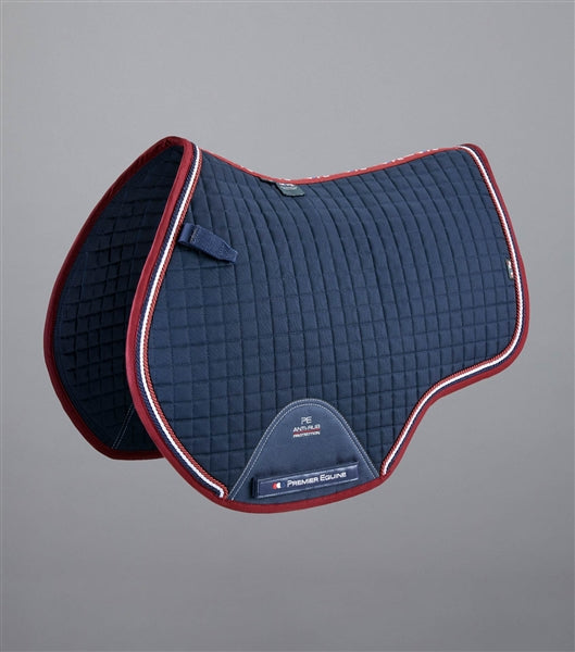 Premier Equine Close Contact European Cotton Saddle Pad - GP/Jump Square