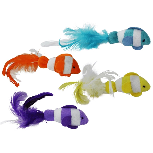Clown Fish 15cm 2 Pack - Cat Toys 