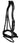 Customisable Bridle - patent (hanoverian) - Equine Horse Wear - Black / Cob