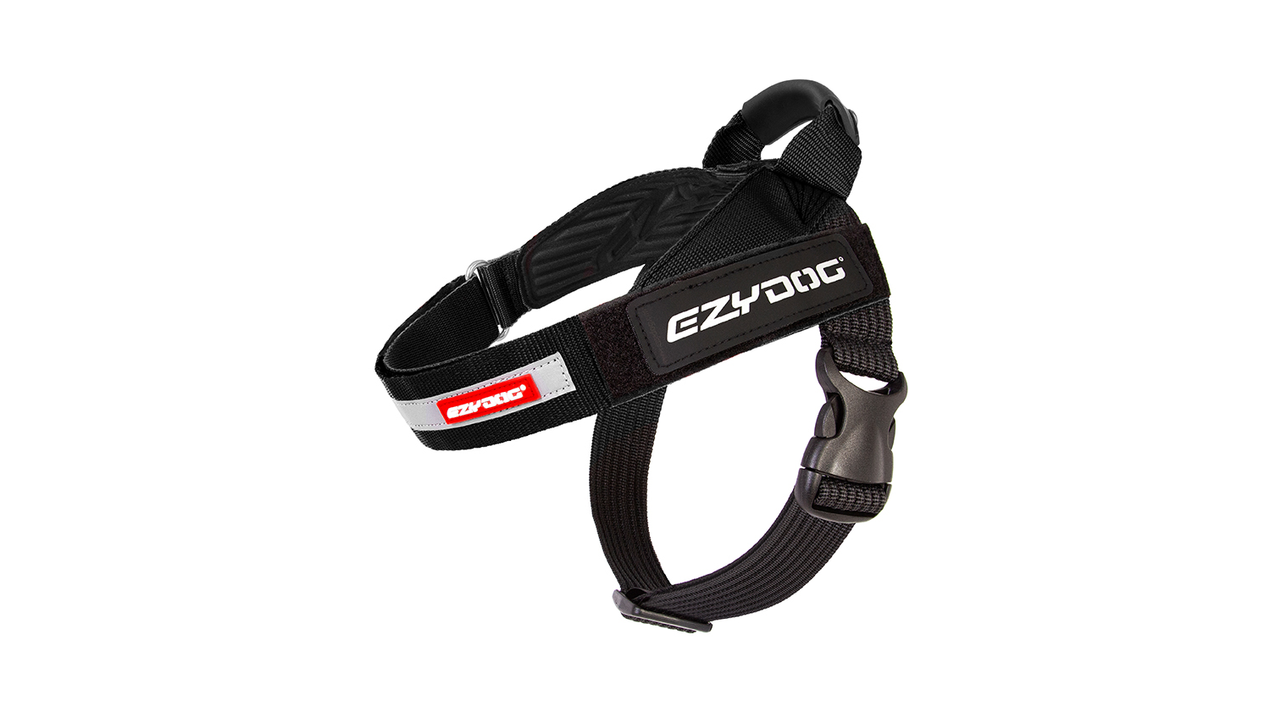 EzyDog Express Harness Black - Dog Collars, Leashes & Harnesses 