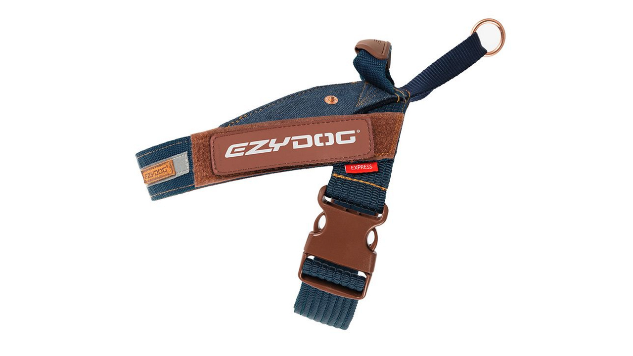 EzyDog Express Harness Denim - Dog Collars, Leashes & Harnesses 