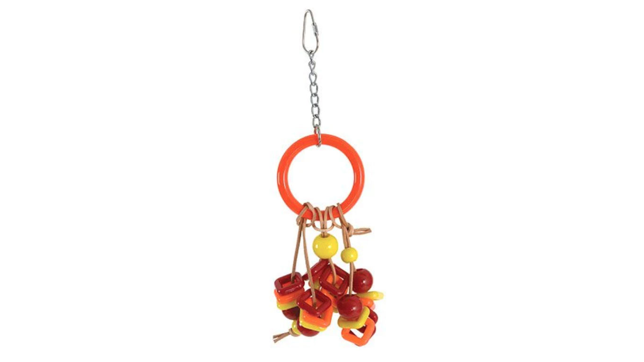 Featherland Paradise Tug Ring - Bird Toys 