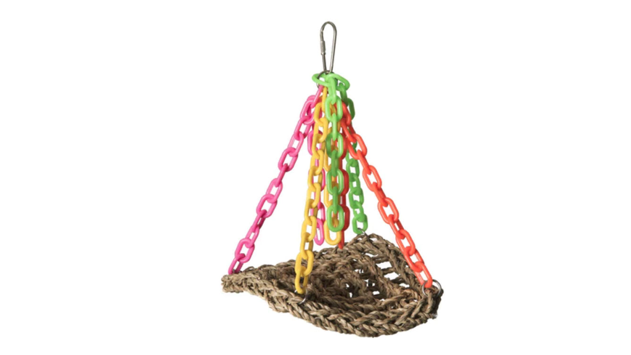 Featherland Paradise Woven Party Hammock - Bird Toys 