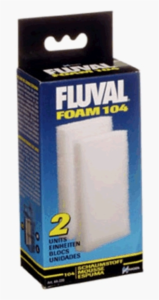 Fluval 106/107 Bio Foam 2 Pack - Fish Tank Filter Media 
