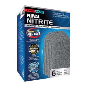 Fluval 307 / 407 Nitrite Remover Pad 6pk - Fish Tank Filter Media 