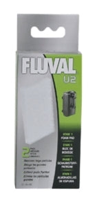 Fluval U2 Foam Pad 2 Pack - Fish Tank Filter Media 