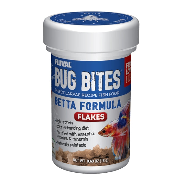 Fluval Bug Bites Betta Flakes 18g