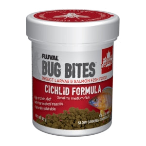 Fluval Bug Bites Cichlid Formula Small to Medium Fish 45g