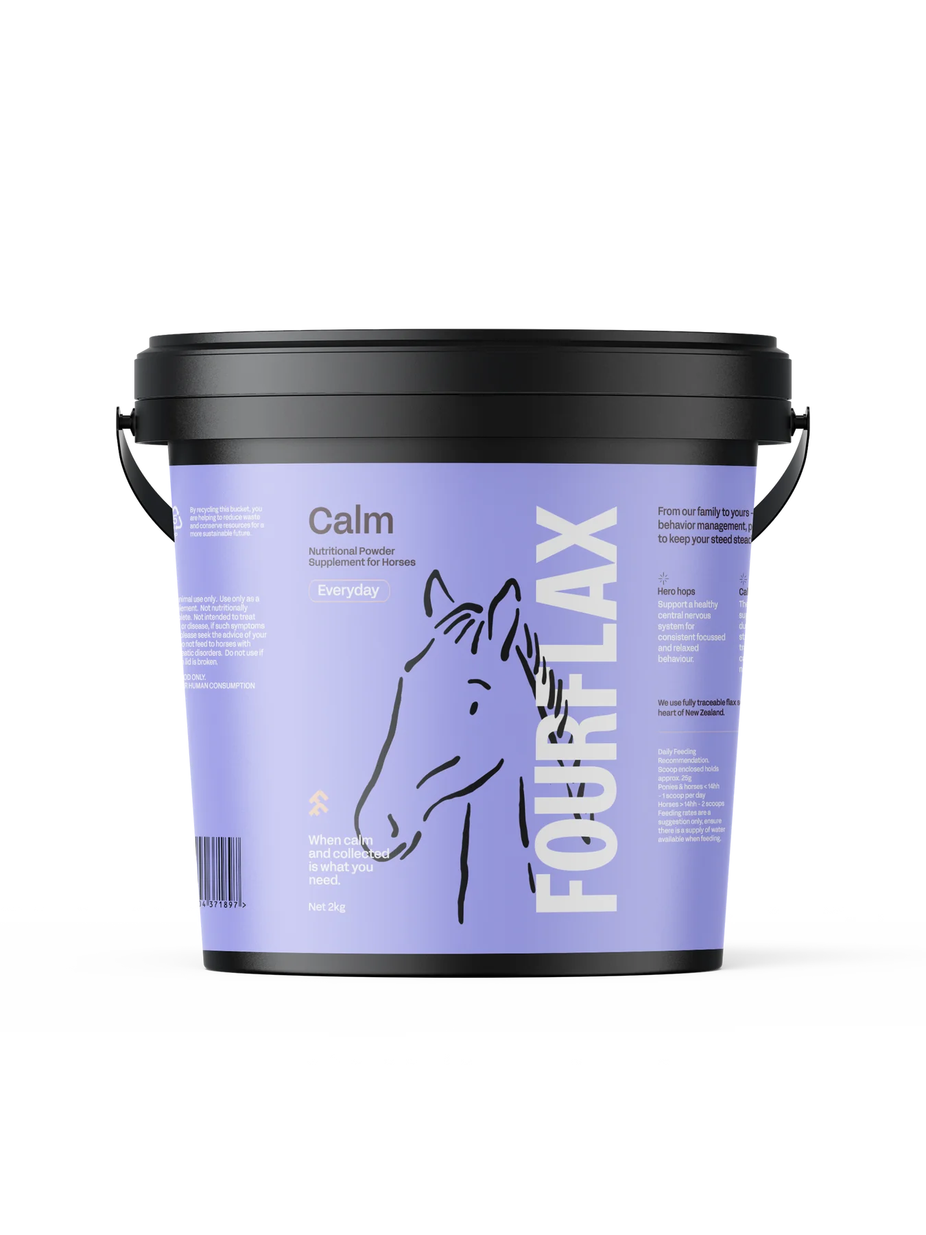 Fourflax Equine Calm - Veterinary Equine Skin & Coat Health 