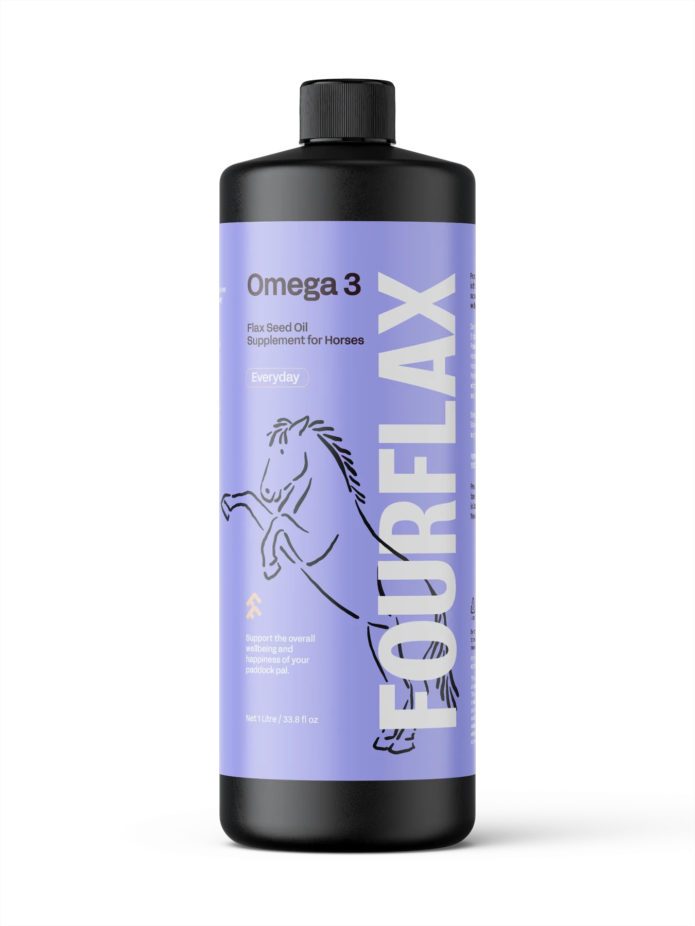 Fourflax Equine Omega 3 - Veterinary Equine Skin & Coat Health 