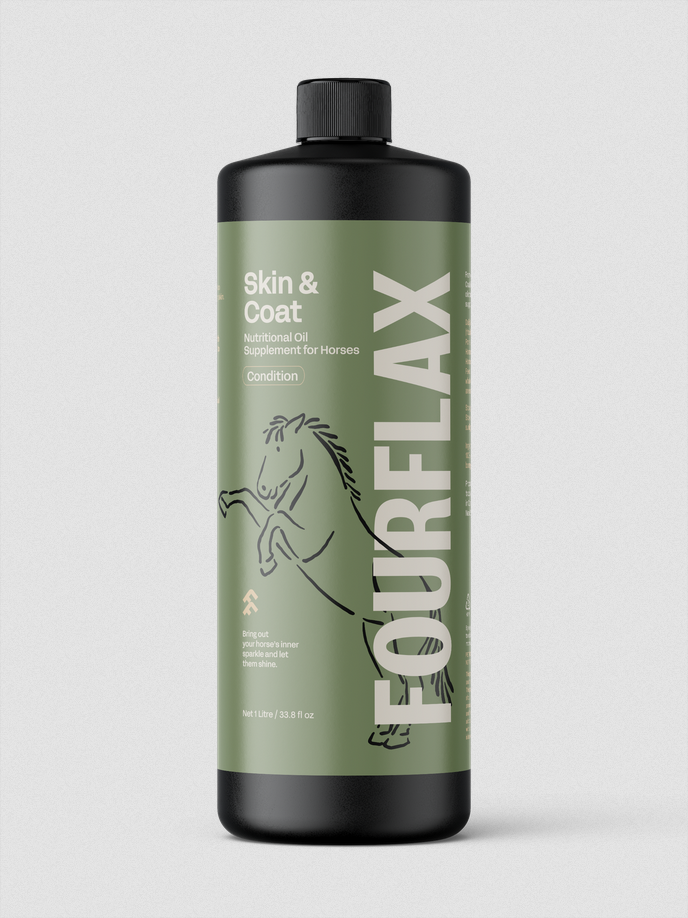 Fourflax Equine Skin & Coat - Veterinary Equine Skin & Coat Health - 1L-2.5L-5L