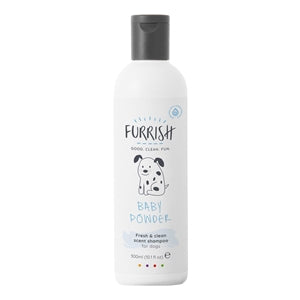 Furrish Baby Powder Shampoo 300ml - Dog Shampoo, Conditioner and Spritzers 