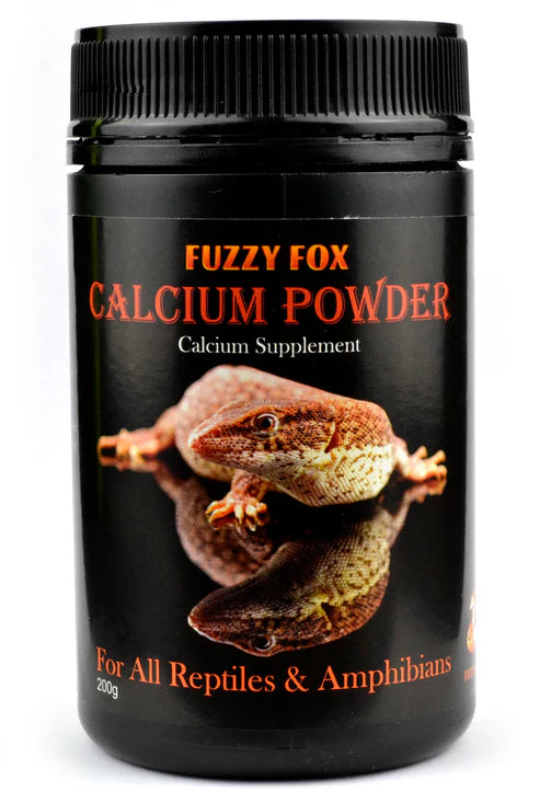 Fuzzy Fox Calcium Powder - Reptile Health & Wellbeing - 100g-200g