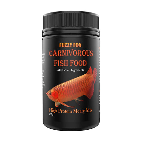 Fuzzy Fox Carnivore Meaty Mix Fish Gel - Fish Tank Food - 65g-200g-700g