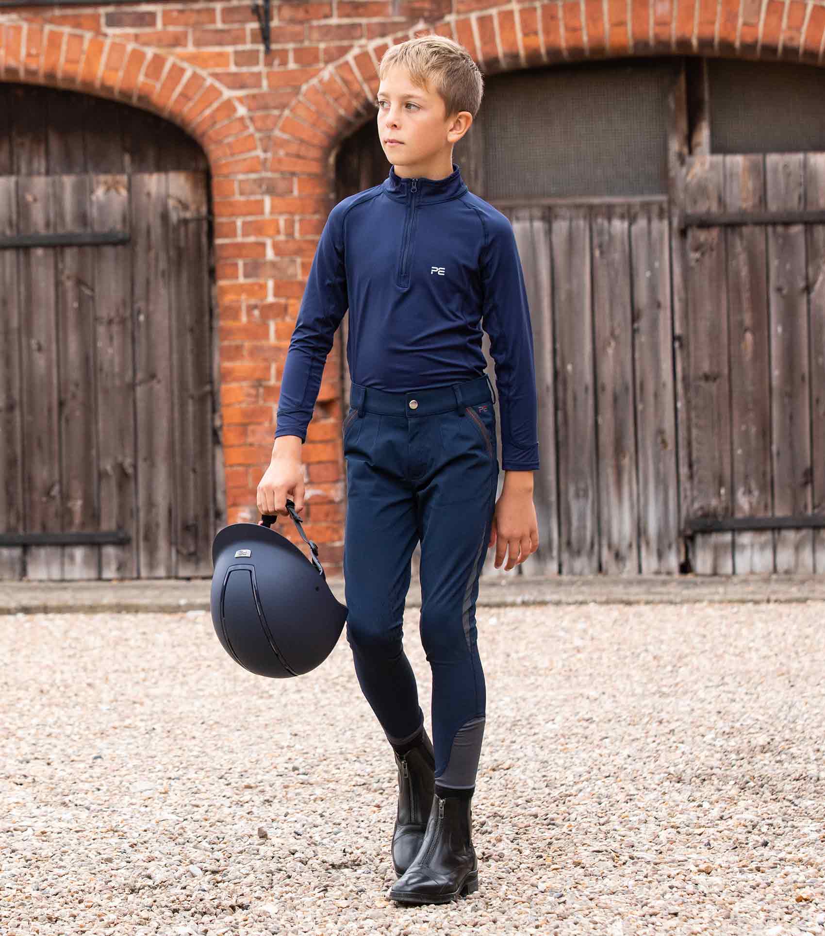 Premier Equine Gando Boys Gel Knee Riding Breeches