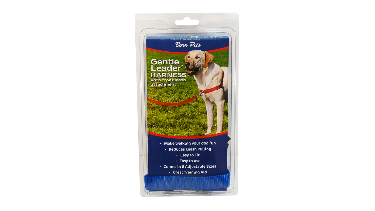 Gentle Leader Front Lead Harness Blue - Dog Collars, Leashes & Harnesses 