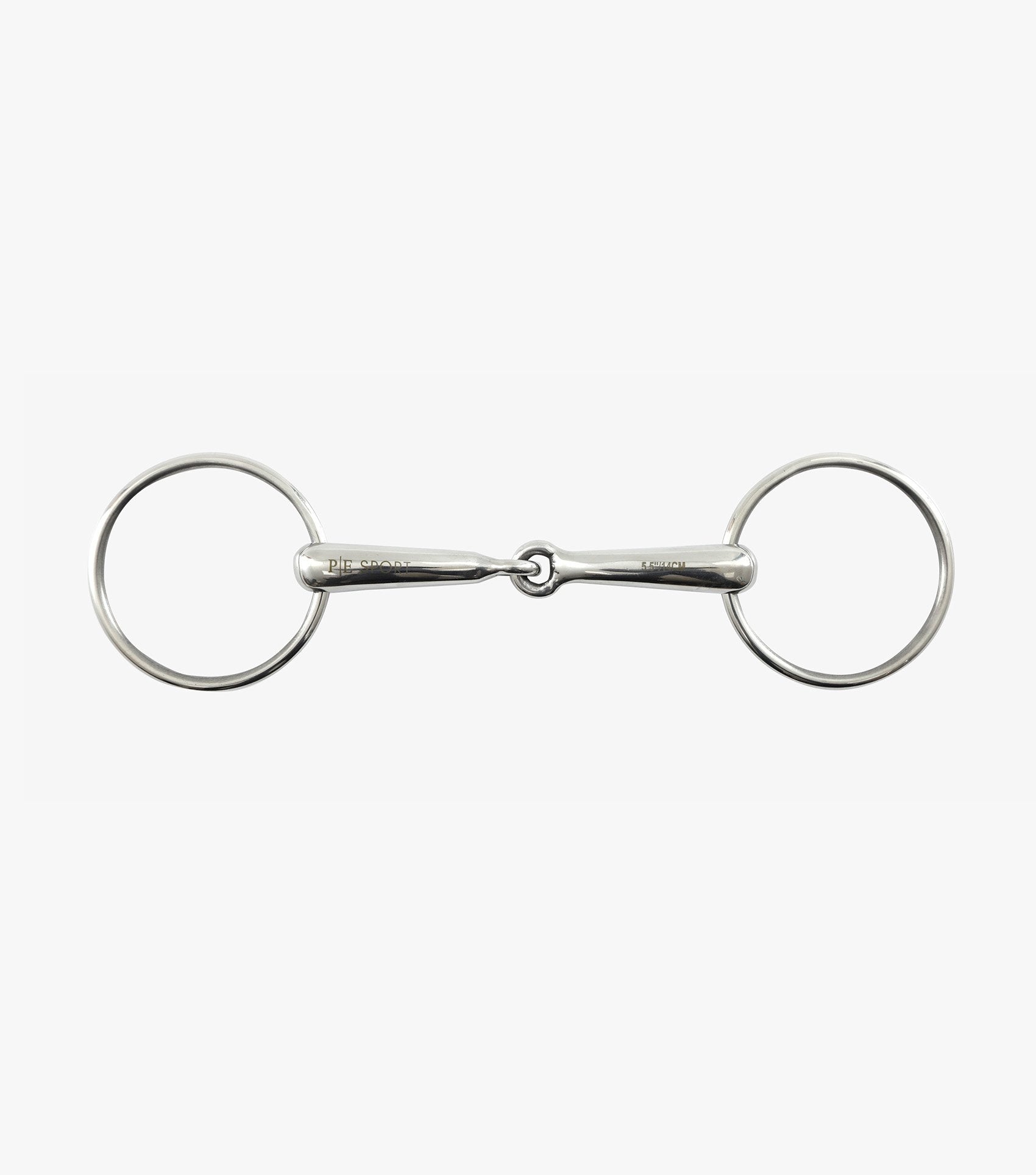 Premier Equine Hollow Mouth Race Snaffle - 75mm Rings