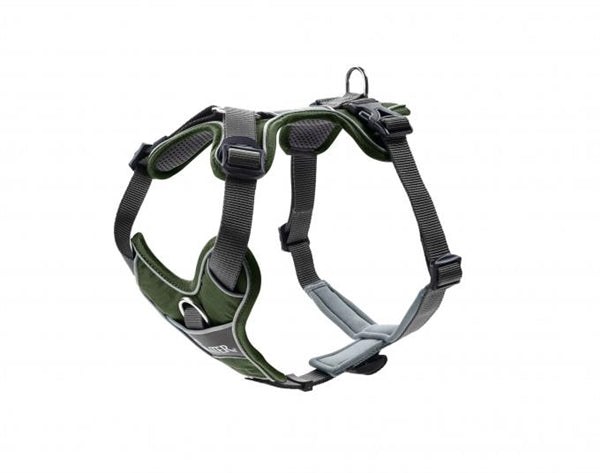 Hunter Divo Harness Green / Grey - Dog Collars, Leashes & Harnesses 