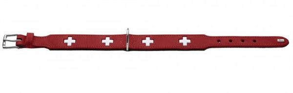 Hunter Swiss Collar Red - Dog Collars, Leashes & Harnesses 