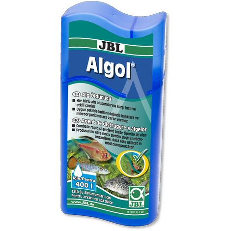 JBL Algol 100ml Water Conditioner (treats 400L) - Fish Tank Health & Water Treatments 