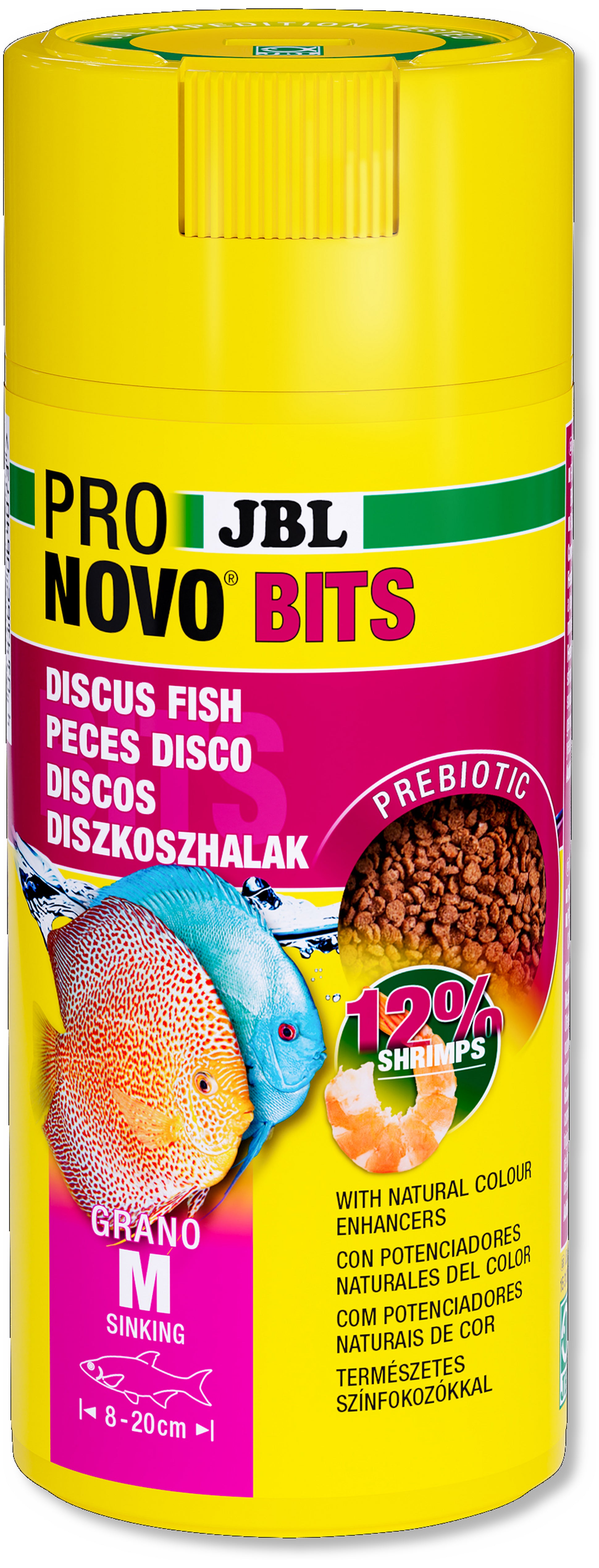 JBL ProNovo Bits CLICK M Grano 250ml - Fish Tank Food 
