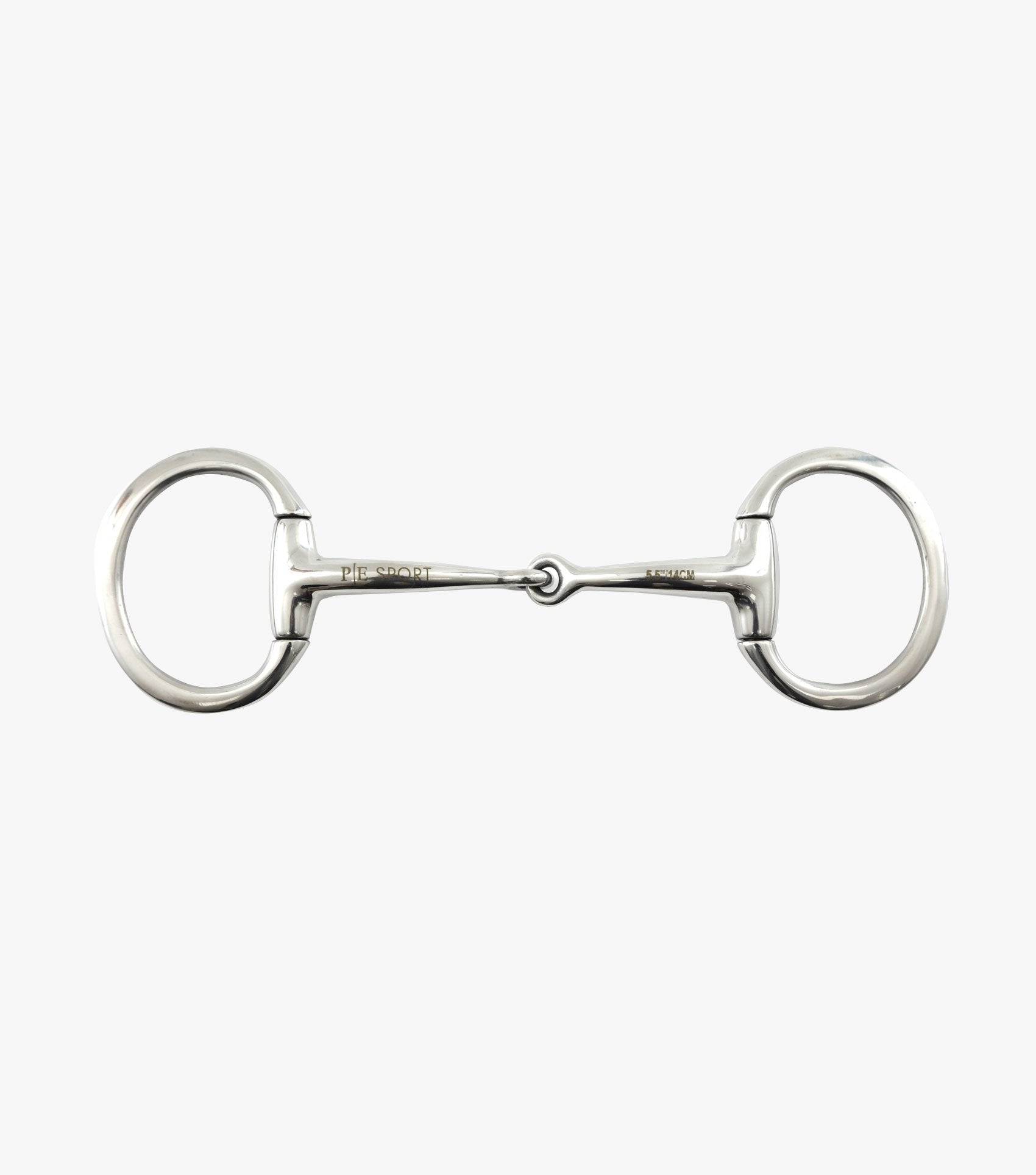 Premier Equine Jointed Flat Ring Eggbutt Snaffle