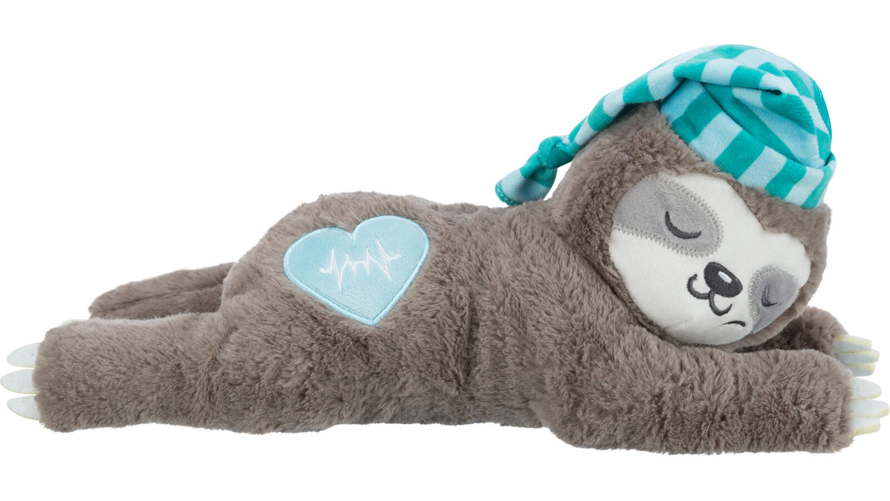 Junior Sloth with Heartbeat - Dog Toys 