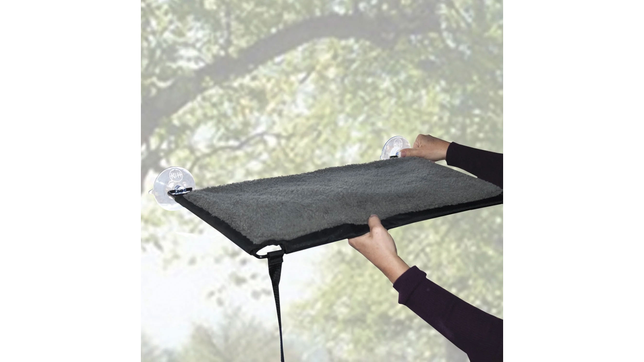 K&H Ez Mount Kitty Sill Grey - Cat Bedding 