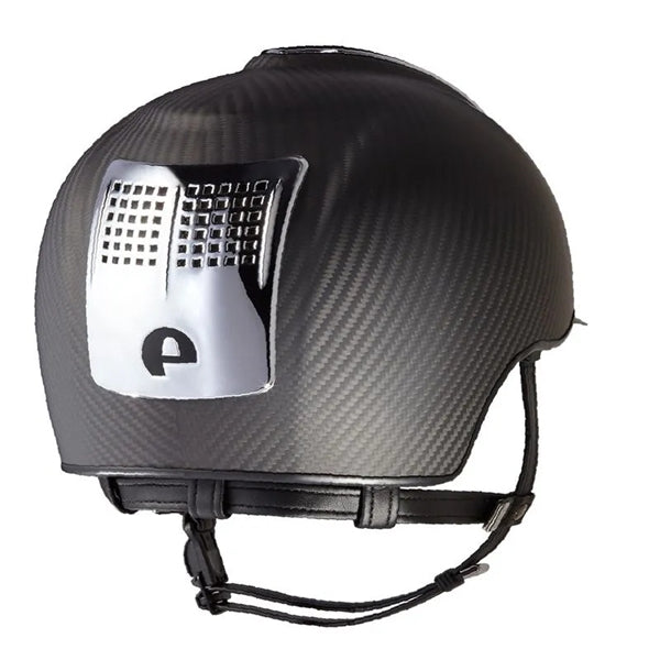 KEP Italia Carbon Helmet E-Light Matte Black / Silver Inserts - Equine Helmets - 3 Inserts / M 51cm-3 Inserts / M 52cm-3 Inserts / M 53cm-3 Inserts / M 54cm-3 Inserts / M 55cm