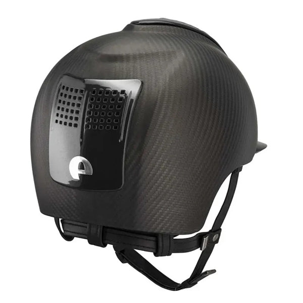 KEP Italia Carbon Helmet E-Light Matte / Metal Black Inserts - Equine Helmets - 2 Inserts / M 51cm-2 Inserts / M 52cm-2 Inserts / M 53cm-2 Inserts / M 54cm-2 Inserts / M 55cm
