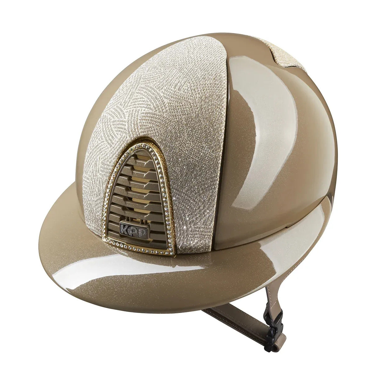 KEP Italia Cromo 2.0 Diamond Taupe Galassia Gold - Equine Helmets - M 51cm-M 52cm-M 53cm-M 54cm-M 55cm