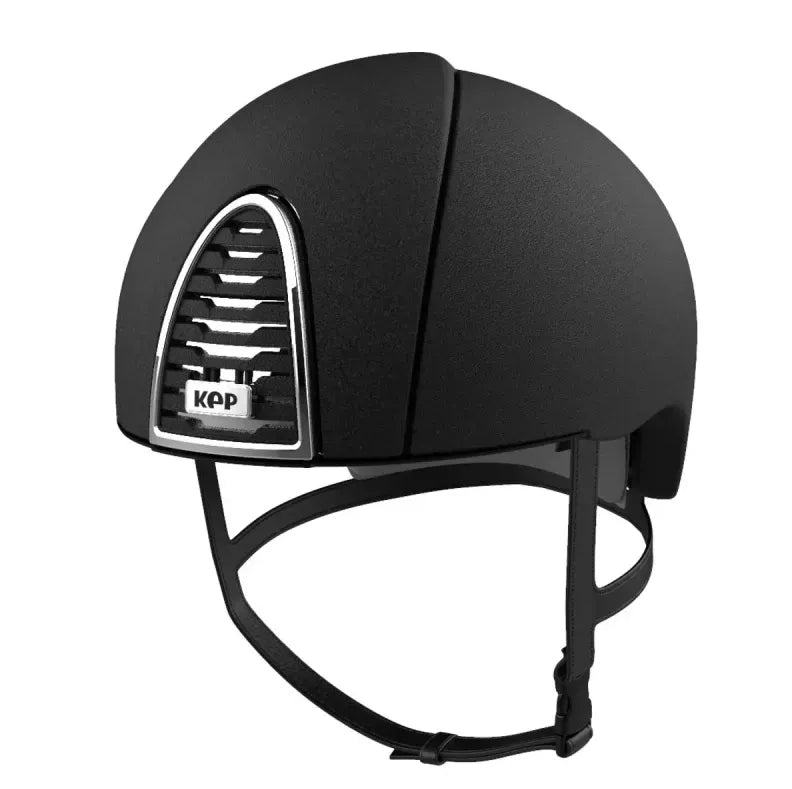 KEP Italia Cromo 2.0 Helmet Jockey Textured - Equine Helmets - Black / M 51cm-Black / M 52cm-Black / M 53cm-Black / M 54cm-Black / M 55cm