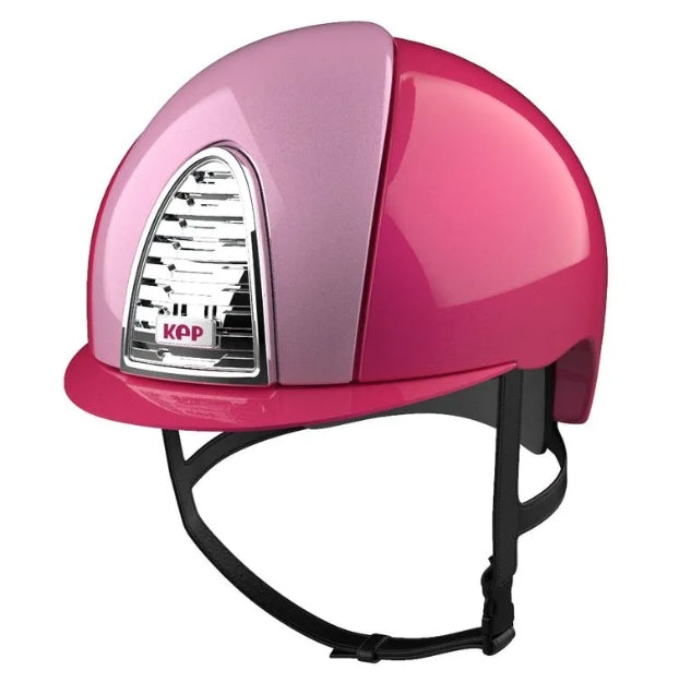 KEP Italia Cromo 2.0 Helmet Metal Cross Country - Equine Helmets - Metal Cerise Shell and Metal Pink Panels / M 51cm-Metal Cerise Shell and Metal Pink Panels / M 52cm-Metal Cerise Shell and Metal Pink Panels / M 53cm-Metal Cerise Shell and Metal Pink Panels / M 54cm-Metal Cerise Shell and Metal Pink Panels / M 55cm