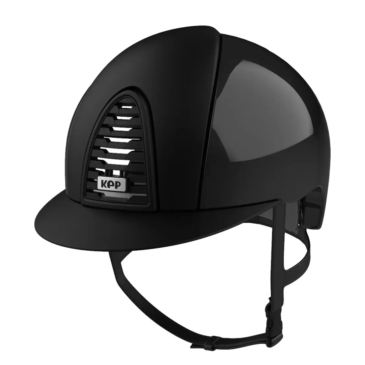 KEP Italia Cromo 2.0 Helmet Polish/Textile - Equine Helmets - Black / M 51cm-Black / M 52cm-Black / M 53cm-Black / M 54cm-Black / M 55cm