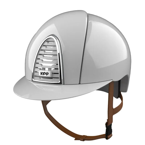 KEP Italia Cromo 2.0 Helmet Shine White - Equine Helmets - M 51cm-M 52cm-M 53cm-M 54cm-M 55cm