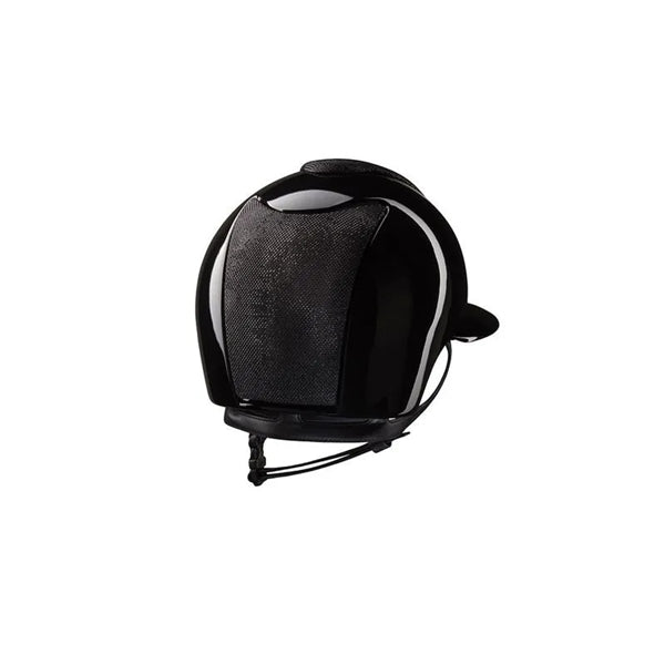 KEP Italia Cromo 2.0 Luminor Collection Shine Black - Polo Visor - Equine Helmets - M 51cm-M 52cm-M 53cm-M 54cm-M 55cm