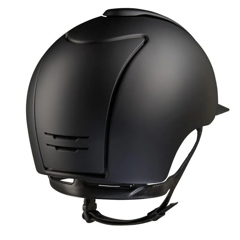 KEP Italia Cromo 2.0 Matte Black With Swarovski Crystal Logo - Equine Helmets - Rose Gold / M 51cm-Rose Gold / M 52cm-Rose Gold / M 53cm-Rose Gold / M 54cm-Rose Gold / M 55cm