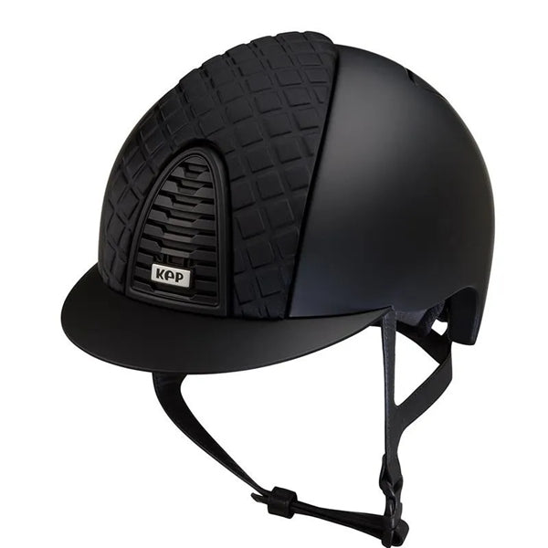 KEP Italia Cromo 2.0 Milano Collection Satin - Equine Helmets - Black Matte / M 51cm-Black Matte / M 52cm-Black Matte / M 53cm-Black Matte / M 54cm-Black Matte / M 55cm