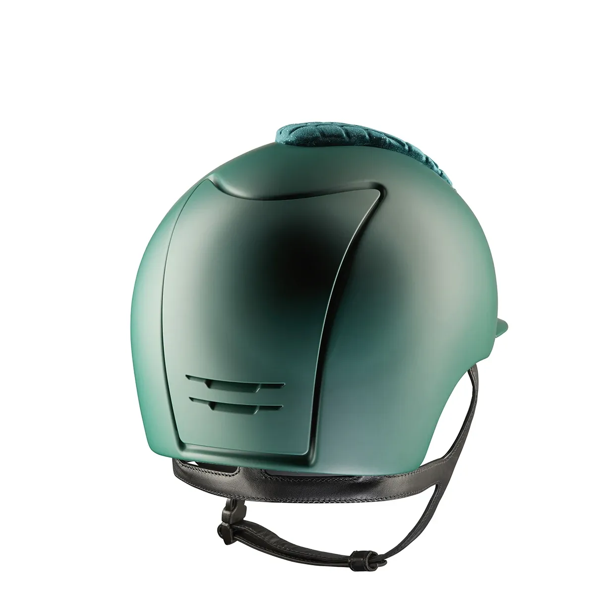 KEP Italia Cromo 2.0 Milano Velvet - Textile - Equine Helmets - Jaguar Green / Jockey / M 51cm-Jaguar Green / Jockey / M 52cm-Jaguar Green / Jockey / M 53cm-Jaguar Green / Jockey / M 54cm-Jaguar Green / Jockey / M 55cm