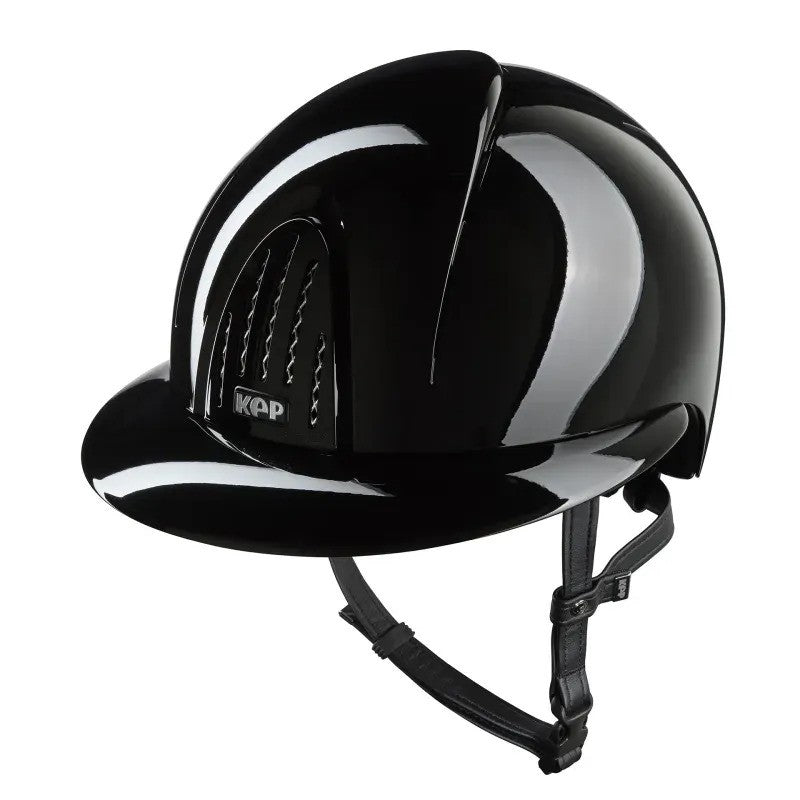 KEP Italia Smart Nova Metal Polish - Polo Visor - Equine Helmets - Black / Black / M 51cm-Black / Black / M 52cm-Black / Black / M 53cm-Black / Black / M 54cm-Black / Black / M 55cm