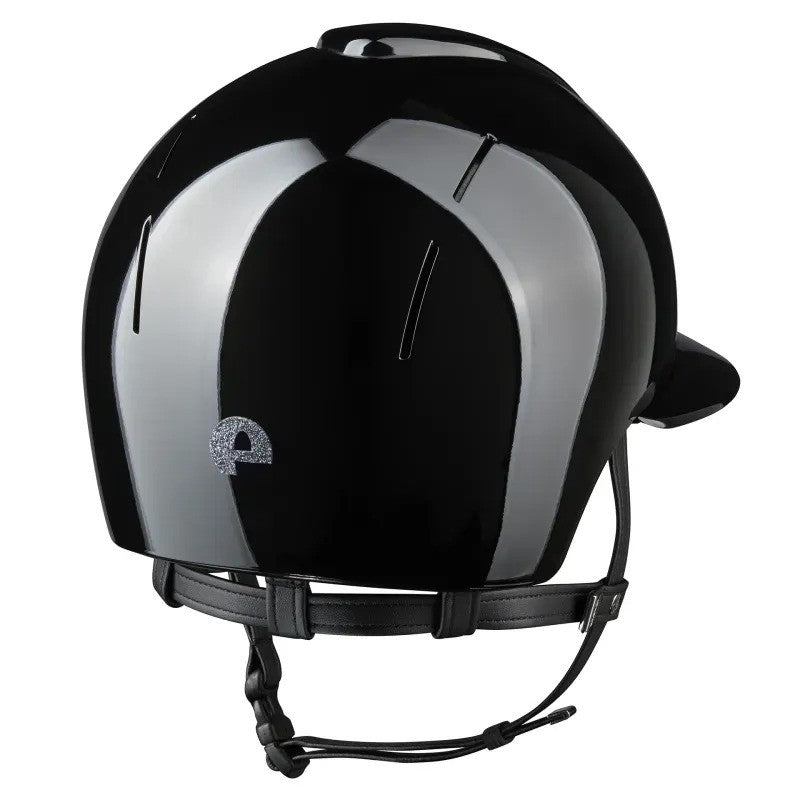 KEP Italia Smart Nova Metal Polish - Star Silver Polo Visor - Equine Helmets - Black / Black / M 51cm-Black / Black / M 52cm-Black / Black / M 53cm-Black / Black / M 54cm-Black / Black / M 55cm