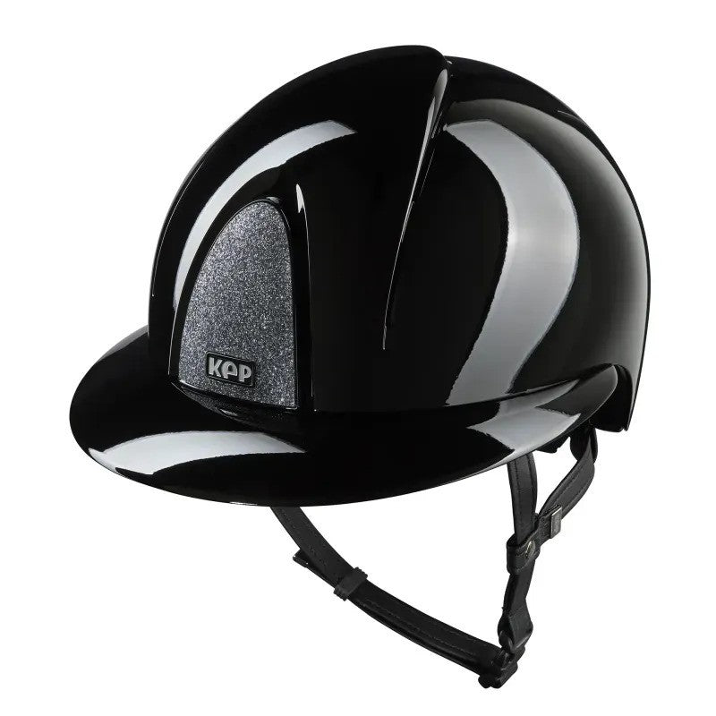 KEP Italia Smart Nova Metal Polish - Star Silver Polo Visor - Equine Helmets - Black / Black / M 51cm-Black / Black / M 52cm-Black / Black / M 53cm-Black / Black / M 54cm-Black / Black / M 55cm