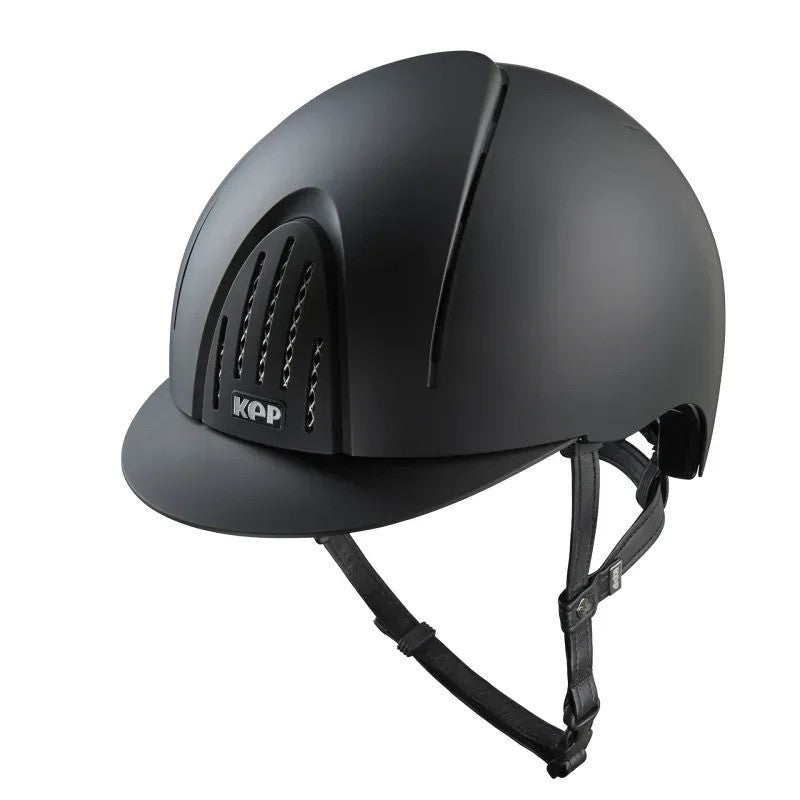 KEP Italia Smart Nova Textile - Equine Helmets - Black / Black / M 51cm-Black / Black / M 52cm-Black / Black / M 53cm-Black / Black / M 54cm-Black / Black / M 55cm