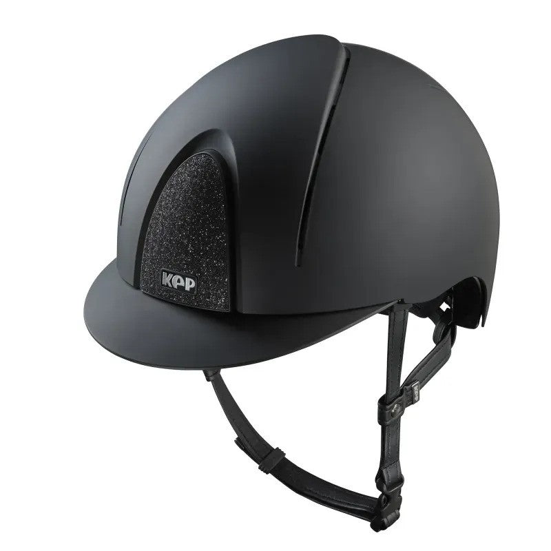 KEP Italia Smart Nova Textile - Star - Equine Helmets - Black / Black / M 51cm-Black / Black / M 52cm-Black / Black / M 53cm-Black / Black / M 54cm-Black / Black / M 55cm