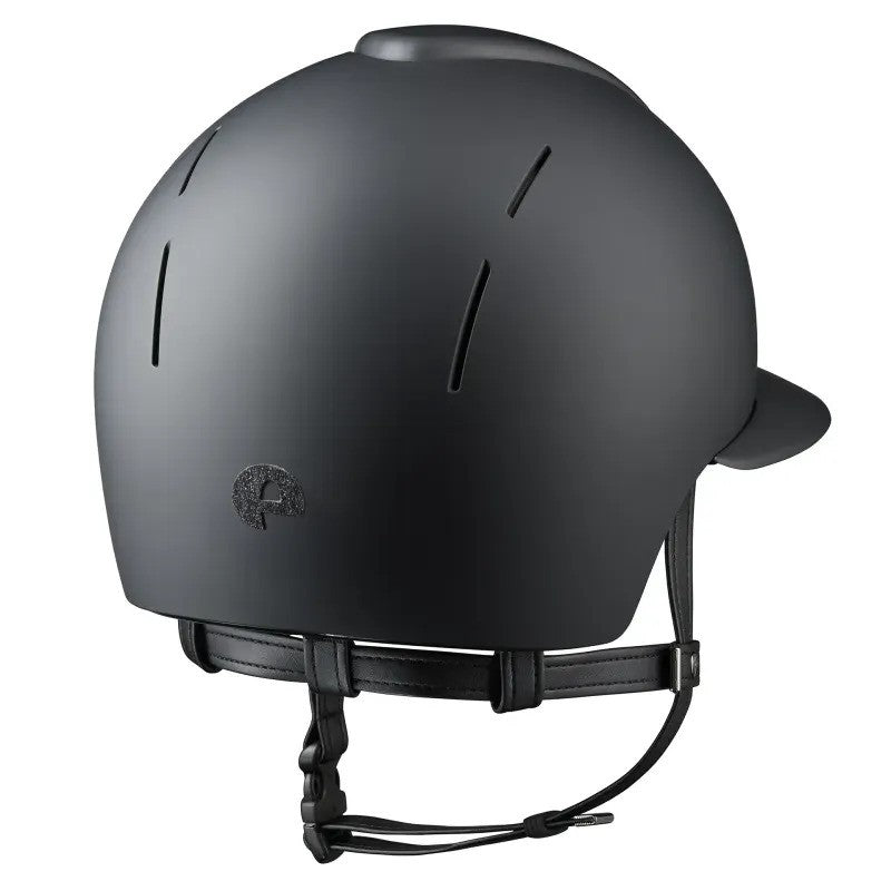 KEP Italia Smart Nova Textile - Star Polo Visor - Equine Helmets - Black / Black / M 51cm-Black / Black / M 52cm-Black / Black / M 53cm-Black / Black / M 54cm-Black / Black / M 55cm
