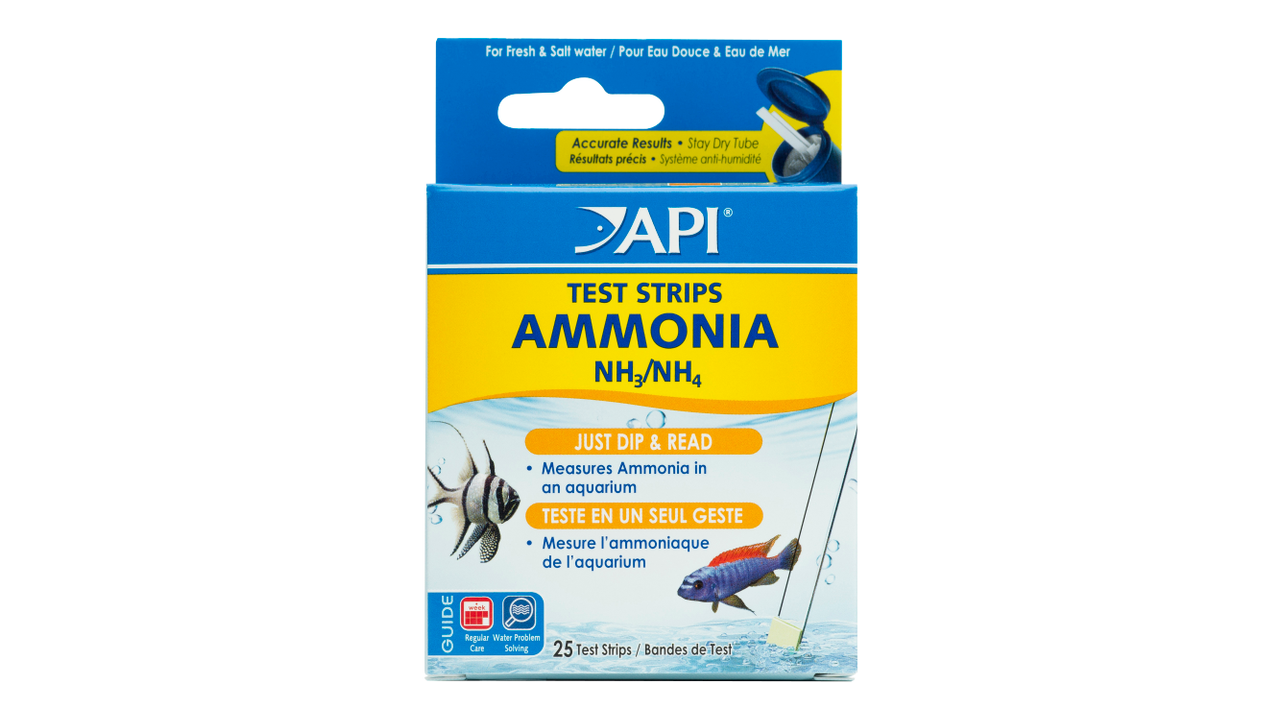 API Fresh/Salt Ammonia Test Strips 25 Pack