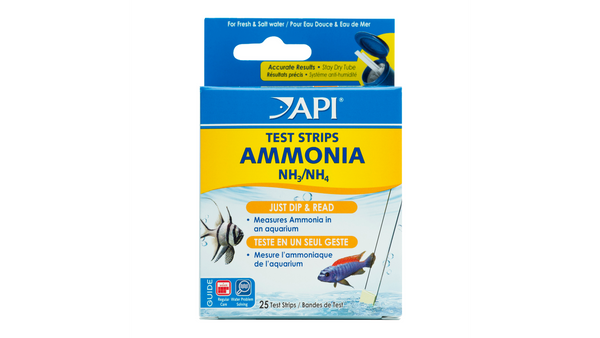 API Fresh/Salt Ammonia Test Strips 25 Pack