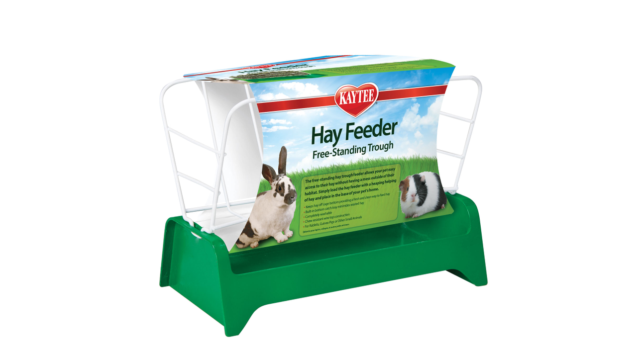 Kaytee Free Standing Hay Feeder - Small Animal Feeders & Waterers 