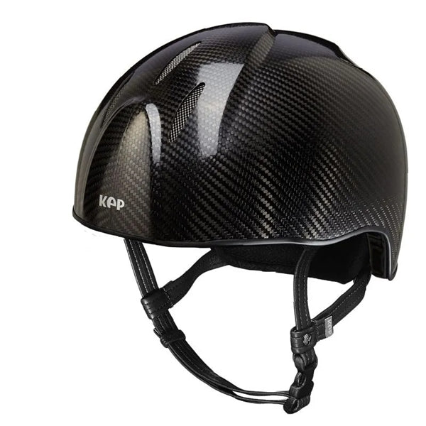 Kep E-Light Carbon Helmet Gloss Black - Equine Helmets - No Inserts - Jockey / M 51cm-No Inserts - Jockey / M 52cm-No Inserts - Jockey / M 53cm-No Inserts - Jockey / M 54cm-No Inserts - Jockey / M 55cm